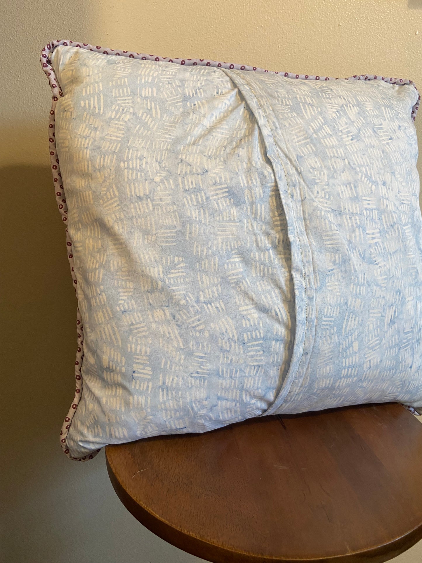 Handmade Peacock Print Pillow - Set of 2