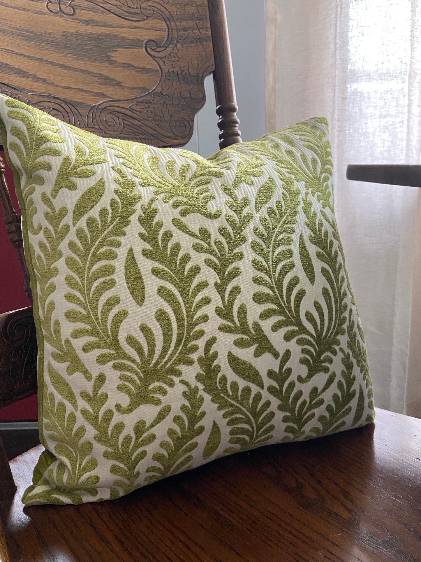 Leafy Green Pillow