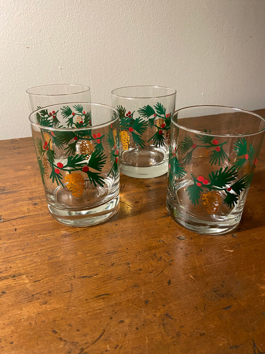 Holiday Tumblers - Set of 4